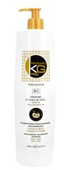 KERAGOLD Pro Shampoo für trockenes und lockiges Haar, ohne Sulfate, 1000 ml