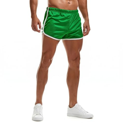 AIMPACT Short de Course pour Homme de 3 Pouces Short Sport Homme Respirant de Rugby Jogging Fitness Training Tennis