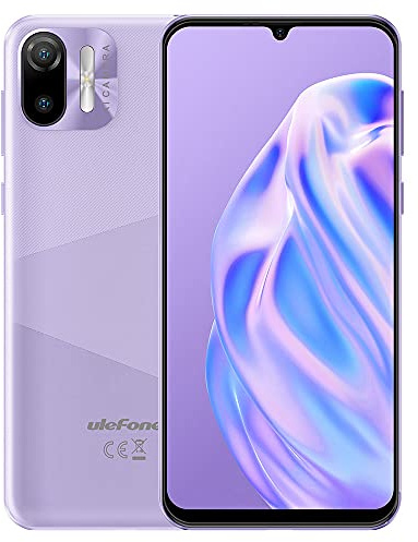 Ulefone 3G - Telefono cellulare sbloccato, nota 6, 8,5 mm, ultra sottile, dual SIM, schermo HD+ 6,1, slot per 3 schede, Android 11 GB, 1 GB, 1 GB, 32 GB, fotocamera 2 MP+5 MP, sblocco del viso GPS