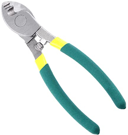 Glarks 15.2 cm Kabelschneider mit hoher Hebelwirkung, robuste Edelstahl-Drahtseilschneider, scharfes Schneiden für Aluminium, Kommunikationskabel, Fahrradbremskabel und Industriewerkzeuge (15.2 cm)