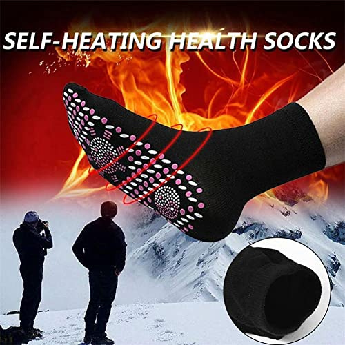Beheizte Socken 1 Paar Fußwärmer Socken Winter Warm Bequeme Massage Socken für Männer Frauen
