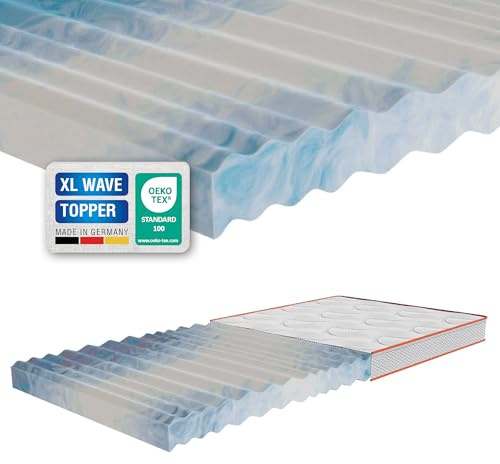 ARBD Boss Topper | 6-11 cm Gesamthöhe | Verschiedene Modelle | Made in Germany (H3 - XL Wave 9cm, 160 x 200 cm)
