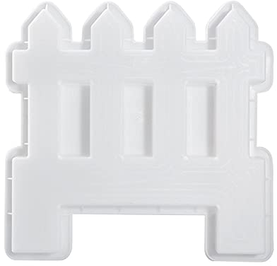 Dekorativer Gartenzaun Kunststoff klein Zaun Innenhof Zaun Kindergarten Blume Gemüsezaun Pflasterform Pfad Mold Garten Dekoration Außenzaun Outdoor-Dekor