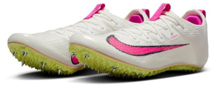 Nike Herren Zoom Superfly Elite 2 Track Schuhe, Sail/Fierce Pink-lt Lemon Twist-Black, 45 EU