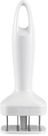 Bordhap Aiguille D'Attendrisseur de Viande en Acier Inoxydable, Marteau D'Attendrisseur de Steak, Outil de Cuisine, Gadgets de Cuisine, Casse-Côtes, Batteur à Viande Facile à Utiliser Blanc