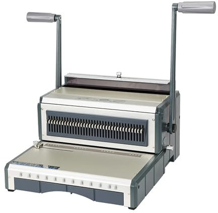 Bindegerät, 34-Loch-Eisenring-Bindemaschine, Rundloch-Eisenring-Wandkalender-Bindemaschine, Draht-Tischkalender-Stanzvertragsangebot, für A4, A5 oder kleinere Formate(SY310 round hole)