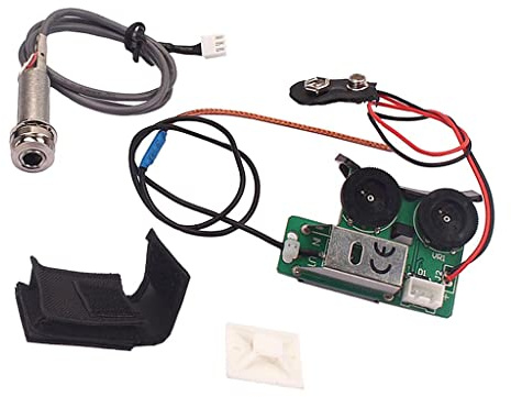 Under Saddle Piezo Pickup EQ Preamp System 2 Band für Akustikgitarre