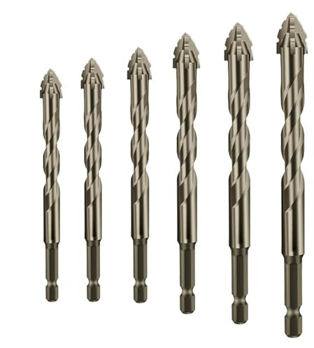 Juego De Brocas Helicoidales | Taladro Excentrico Con Dentado En Los Cuatro Lados | Juego De Brocas Excéntricas Serradas De 4 Flautas Y Alta Resistencia Para Metal, Madera, Etc