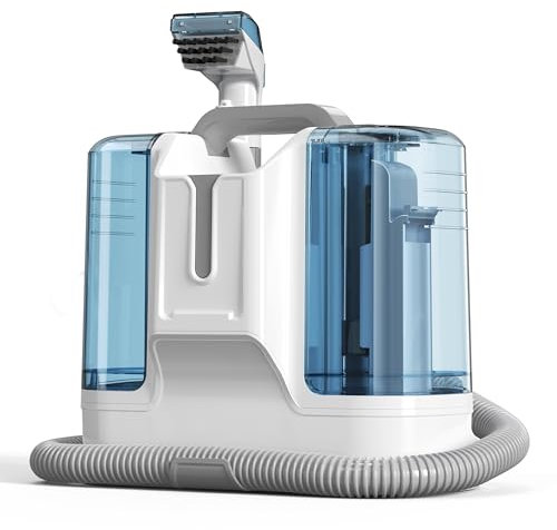 Aspirapolvere Lavatappeti Tessuti Divani- 450W Tappezzeria Lava Asciuga e Aspira Acqua Pulitore per Moquette Divano Tappeti Tappezzeria Scale Lavadivani Pulisci