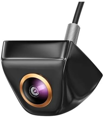 Retrocamera Auto Per Mini Obiettivo Telecamera Per La Retromarcia Dell'auto 170 Gradi Full HD Notte Per Visione Inversa Ahd Fisheye Telecamera Nascosta Impermeabile(BC721-Black-1080)