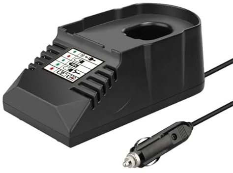 SDAZGVRK Chargers Replacement Compatible with Ryobi 18V Battery, Car Charger Compatible with Ryobi 18V Lithium ion & Ni-cad & Ni-Mh Battery, Vehicle Charger with Cigarette Lighter Plug (no Batteries)