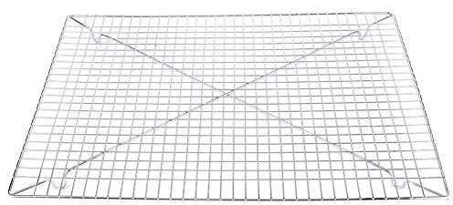 RASTKY Rejilla para Enfriar Pasteles, Galletas y Panes de Acero Inoxidable antiadherente: Utensilio de Cocina Versátil, Apto para Lavavajillas, Ideal para Asar y Hornear, 46 X 33 X 2,8 Cm