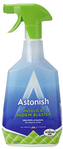 Astonish Specialist Extra Strength Mould & Mildew Stain Blaster Spray, for Fast Mould Removal, 12 x 750ml