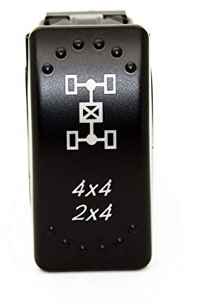 LED-Mafia Allrad Sperre Zuschaltung - 4X4 2X4 JJ63 - Symbol Kippschalter Wippschalter Schalter Auto Boot KFZ LKW Licht 12V 24V