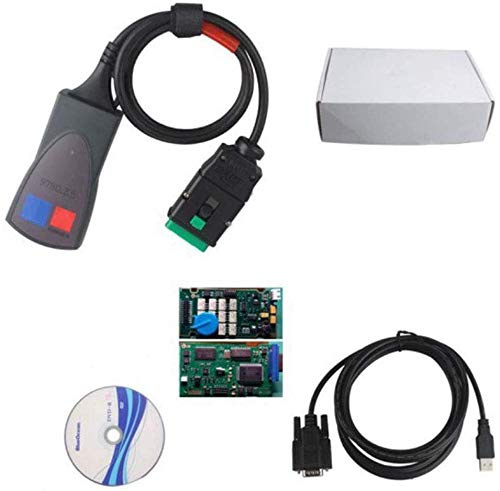 Scanner Diagnostico, PP2000 Lexia-3 Auto Voiture Scanner Diagbox Scanner con Nuovo Diagbox Lexia-3 PP2000 in Multi-Languages Disponibile per Citroen Peugeot - Nero
