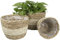 La Jolíe Muse Cesta de Planta, Jardineras Exterior, Maceta Interior, Macetas de Flores Naturales de Pasto Marino, Beige, 26cm