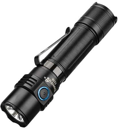 TrustFire T21R Taschenlampe LED Aufladbar 2600 Lumen 228Meter, Taktische Taschenlampe mit 5000mAh Akku, 5 Modi LED Taschenlampe, IPX8 Wasserdicht für Camping Wandern Notfall