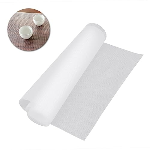 MAGICLULU Alfombrilla Antideslizante Transparente De Eva No Adhesiva Para Armarios Estantes y Tapete Para Gabinetes y Forro