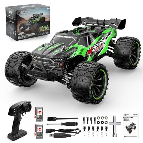 MYDOVA Coche teledirigido 1:14, 4 x 4 de Alta Velocidad RC Offroad 40 km/h, 2,4 GHz 4WD Coche Radiocontrol Drift Buggy Cars con 2 Baterías, Juguete Regalo para Niños Adulto