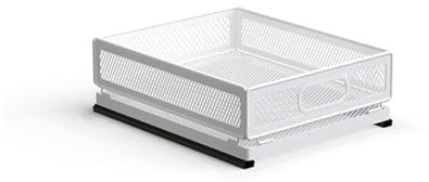Ausziehbare Schublade KüChe, Schrankauszug Teleskopschublade, Küchenschrank Korbauszug, Kein Bohren und Nageln Erforderlich KüChenschublade (,) (Einzelschicht, 30 cm T x 24 cm B x 10cm H)