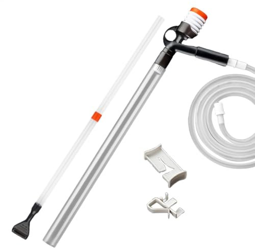 Riaisttd Aquarium Kiesreiniger, Aquarium Reiniger Vakuum, Fish Tank Cleaner Vacuum Tool, Aquarium Kies und Sand Cleaner, Fish Tank Gravel Cleaning Kit, Multifunktionaler Aquarium Reiniger