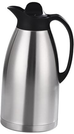 FytStycale Jarra térmica de Acero Inoxidable para café, Tetera al vacío, Reutilizable, a Prueba de Fugas, con Tapa para Barbacoa de, 3l