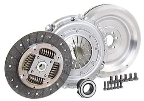 Partsline Kit Embrayage Complet avec Volant Moteur Rigide (228mm) compatible avec A3, Ibiza II III IV, Fabia II, Octavia, Golf III IV, Polo IV V 1.6 1.9 2.0 TDI