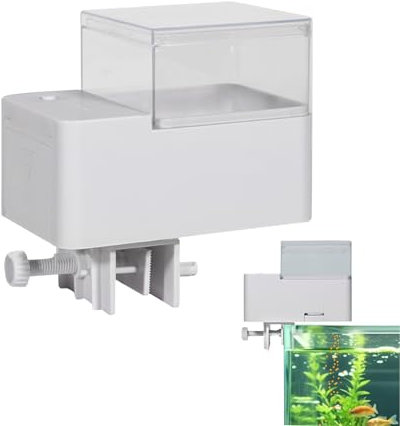 Alimentador Automático De Peces para Acuarios,Dispensador Inteligente para Tortugas con Temporizador - Accesorios para Estanques De Jardín Agua Dulce Y Salada Betta Reptiles Hámster