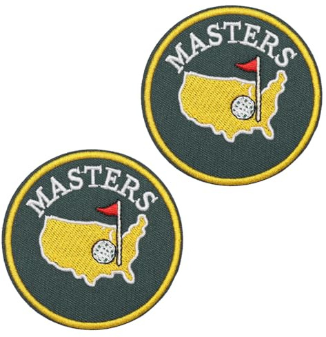 2 stycken Masters broderi taktiska lappar krok & ögla färg nylon lapp märken militär applikation golf rolig kostym tillbehör för kläder väst jacka hatt ryggsäckar jeans