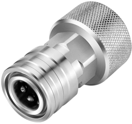 Opatiny Garden Hose to Pressure Washer Adapter, 34 GHT to 14 Quick Connect, Stainless Steel, Leak-Proof Car Washing and Outdoor Cleaning
