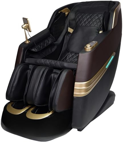 AlienComfort Massagesessel VERUNA | 12 Premium Rollen & 18 Airbags | Umfangreiche Fußmassage | Surround Sound | Massagesessel | Massagestuhl Elektrisch | Massagegerät