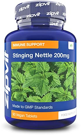 Zipvit Stinging Nettle 600mg, 200mg Per Tablet, 90 High Strength Vegetarian Tablets, Potent Antioxidant