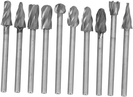 DOITOOL 30stücke Teiliges Set Karbid-rotary Burrs Drehmeißel Für Metallbearbeitung Polieren Gravieren Geeignet Für Verschiedene Oberflächenbearbeitung Und Gängige Rotationswerkzeuge