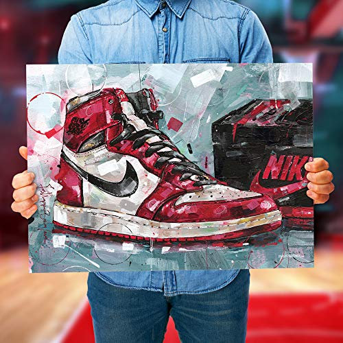 Air Jordan 1 Schuhbox Chicago Poster 70x50 cm