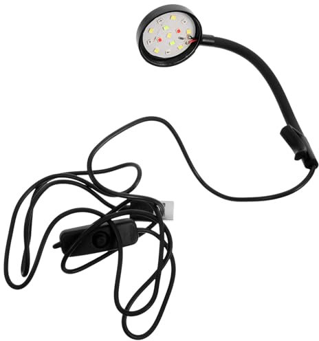 FRCOLOR Lampe Led Aquarium Avec Pince Usb Flexible Éclairage Compact Pour Petit Aquarium Lumière Blanche Résistante Aux Usures Pour Poissons Et Plantes Aquatiques