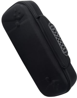LYEAA Custodia rigida per PS5, antiurto, portatile, impermeabile, con tasca in rete per Playstation Portal, Nero , Copertura per console di gioco