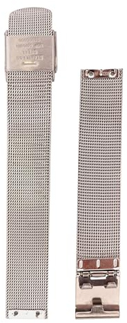 Skagen Uhrenarmbänder für Damen 14mm, Silber Edelstahl, original ersatzband für SKW2140