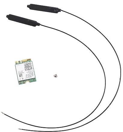 TORR Doble Banda 2.4Gbps Wi-Fi 6 AX200NGW 802.11Ax / AC -MIMO 2X2 WiFi AX200 NGFF M.2 Bluetooth 5.0 Tarjeta WLAN de Red + Antena