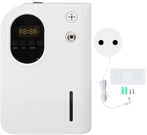 Diffusor für ätherische Öle, Duftdiffusor 600 m³ 160 ml kommerzieller Elektrischer Diffusor für Hotellobby Sauna Spa 100-240 V (EU-Stecker)