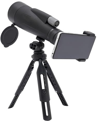 Fågelskådning spektiv smartphone adapter bordsstativ HD vattentät porro prisma vinklad spektiv spotting scope för fågelskådning, vilda djur, bågskytte, astronomi
