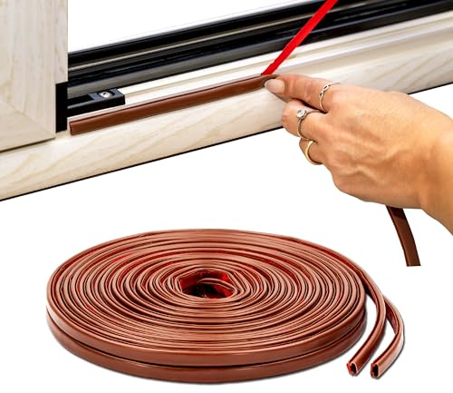 Paraspifferi Adesivo Porte e Finestre 15m – Guarnizione Isolante Termica Impermeabile | ToolTryst