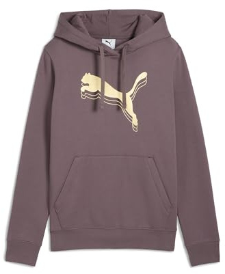 Puma Felpa con Cappuccio Unisex Ess Metallic Hoodie FL (Confezione da 1)