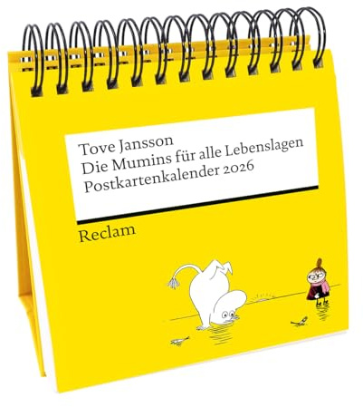 Die Mumins für alle Lebenslagen. Postkartenkalender 2026: Mit Zitaten und Illustrationen von Tove Jansson – Mit den Mumins durch das Jahr – Für alle Fans der kultigen Trolle