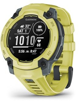 Garmin Instinct E 45mm – GPS-Multisport-Smartwatch, 0,9 Display, bis zu 16 Tage Akkulaufzeit, 60+ Sport-Apps, Coach, Multi-Satellitenempfang, Notifications