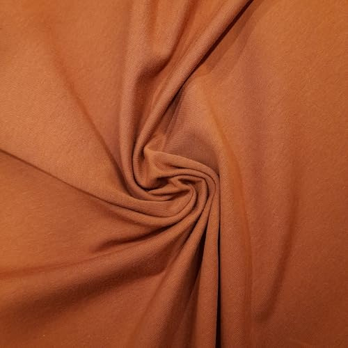 PAWOTEX Sweatstoff meterware zum nähen sweat stoff meterware sweatstoff mädchen french terry meterware kinder baumwollstoff Stoffe Zum Nähen einfarbig Kinder Sweatstoff Meterware 170x0,5 m 280g