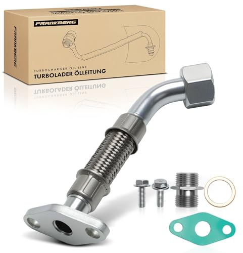 Frankberg Kompatibel mit Golf Beetle 2004-2006 J.e.t.t.a 2004-2005 Turbocharger Oil Line 1.9L 2.0L L4 DIESEL DOHC Turbocharged Return Replace# 38145736C | Kompatibel mit Golf IV Variant 1J5, Altea XL 5P5 5P8, A.l.h.a.m.b.r.a 7V8 7V9, New Beetle 1C1 9C1, R.o.o.m.s.t.e.r 5J7