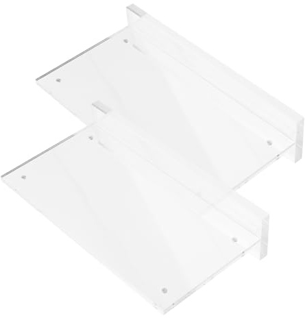 HOMSFOU 2stücke Magnetischer Acryl Tischkartenhalter Doppelseitig Transparent Menühalter Stabiler Stand Praktisch Für Restaurant Schaufenster Ausstellungen