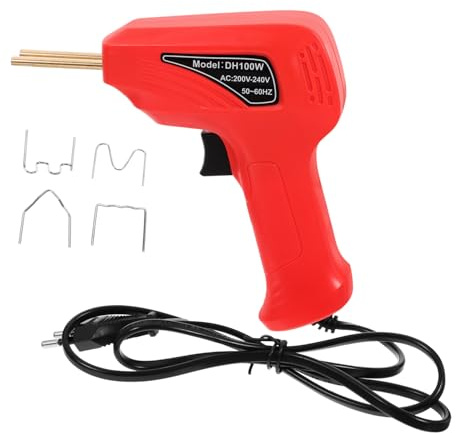 SOESFOUFU 1 Kit De Soldadura Plástico Grapadora Reparación Parachoques Rápido Seguro 4 Tipos Clavos Reparación Plástico Coche Juguete Caja Almacenamiento