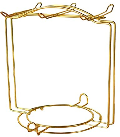 perfk Portabicchieri da caffè in Metallo Decor Stabile Universale 6 Ganci Espositore Moderno per Cucina,