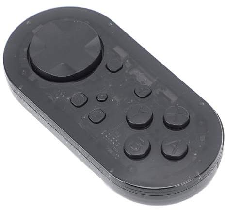 VELATEMOR Kleiner Drahtloser Gaming -Controller Bluetooth mit 4 Modus, Turbo -Weckfunktion, Einfach zu Bedienender, Einstellbarer Schwingung Frei mit PC -TV -Android und Tablet